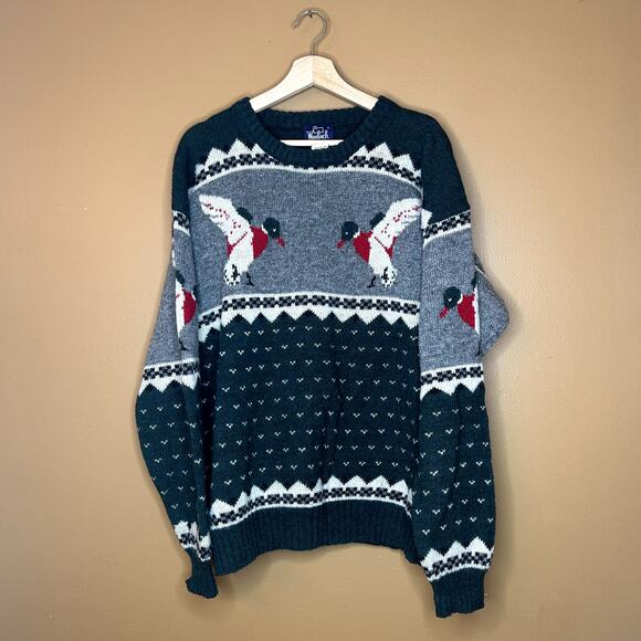 Vintage Woolrich Mallard Duck Sweater - Picture 1 of 10